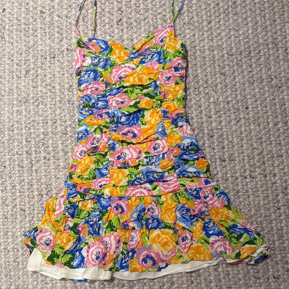 Zara mini floral dress